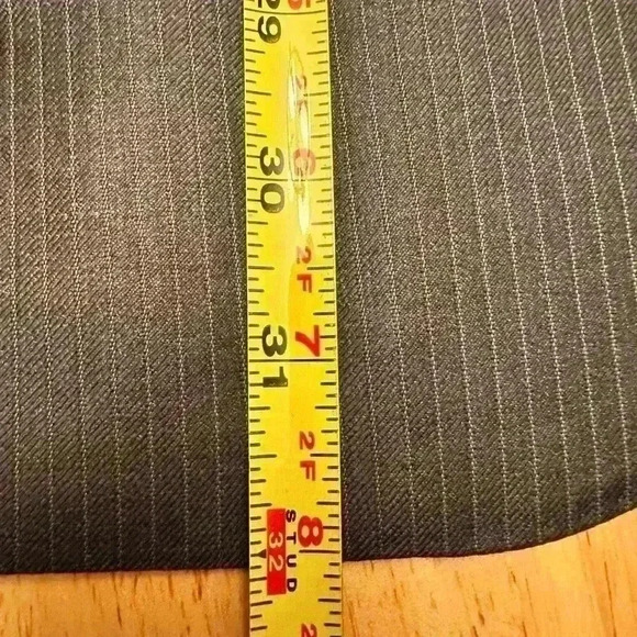 Theory Mens 2-Button Blazer Gray Pinstripe - 100% Wool Size 44 - Picture 10 of 10